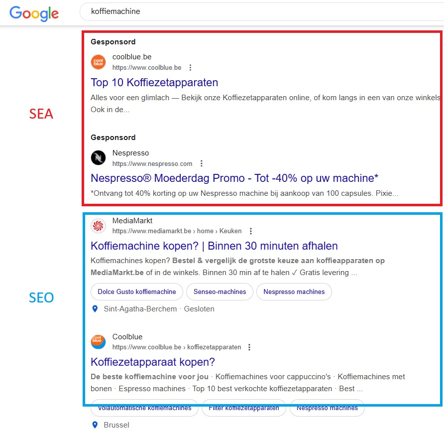 SEO vs SEA